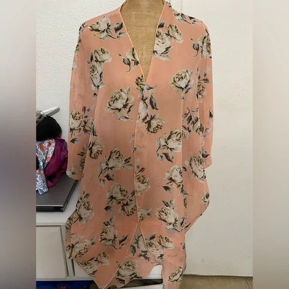 Windsor Floral Kimono Cardigan - Picture 3 of 4